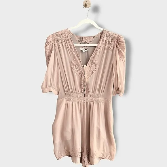 Nightcap Clothing Antique Rose Playsuit