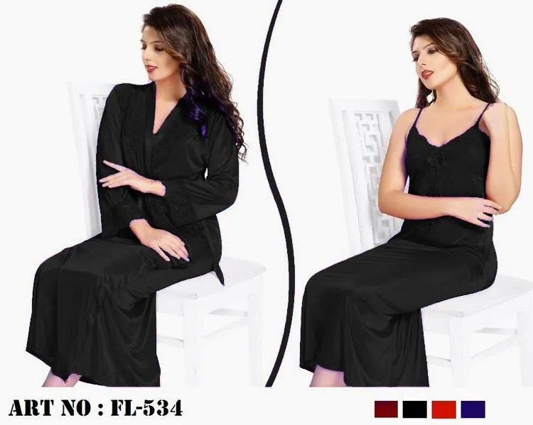 Nighty - FL-534 - Flourish 2 Piece Nightwear