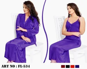 Nighty - FL-534 - Flourish 2 Piece Nightwear