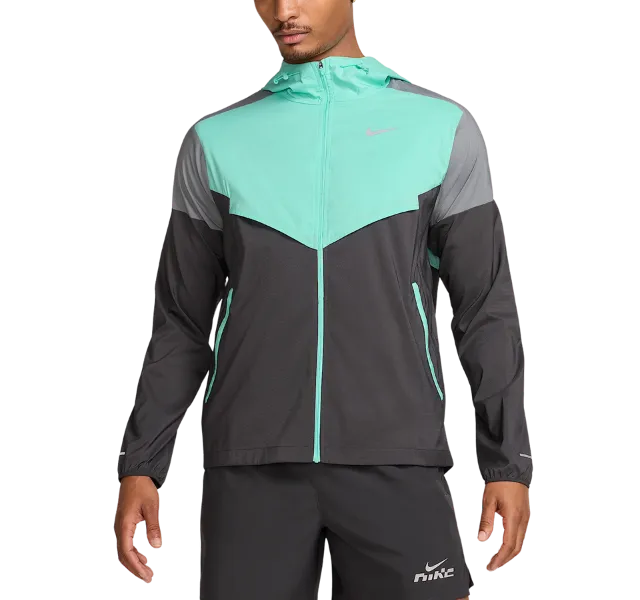 Nike Miler T-Shirt - Windrunner - Flex Stride Shorts Outfit - Hyper Turquoise/Black/Grey