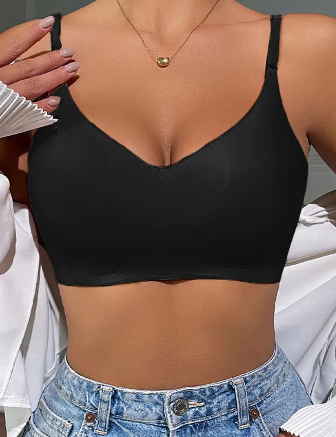 Nude Ice Silk Seamless Bra Egypt With Removable Chest Pad