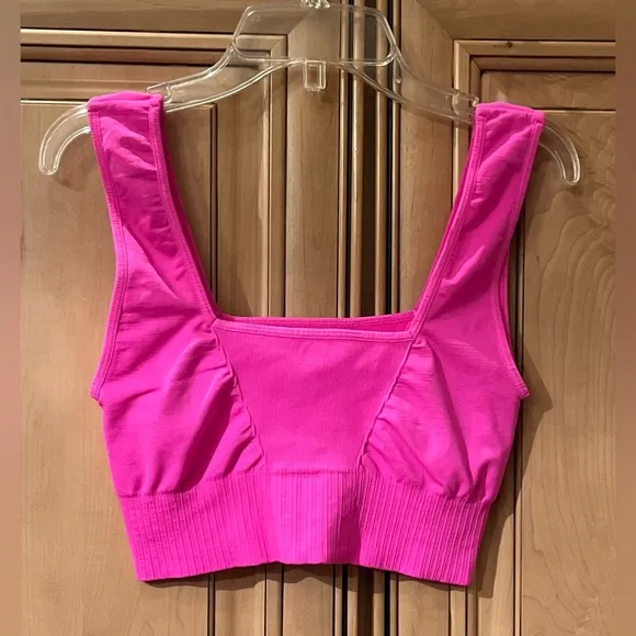 NWOT Free People Good Karma Square Neck Bra