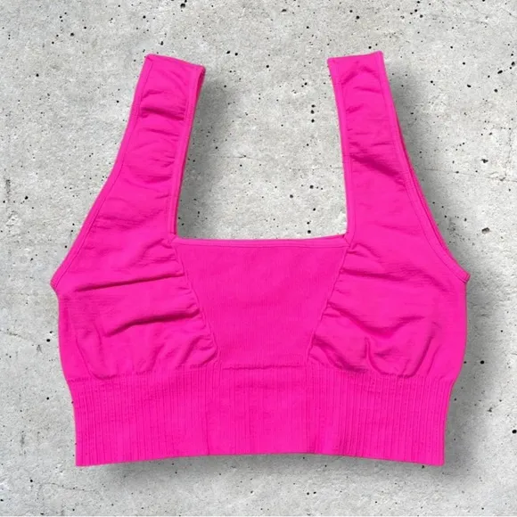 NWOT Free People Good Karma Square Neck Bra