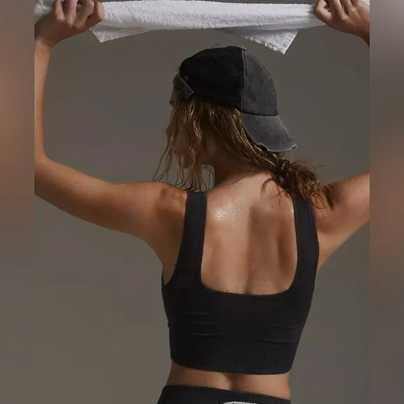 NWOT Free People Good Karma Square Neck Bra