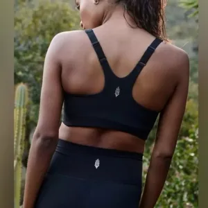 NWT Free People X Hatch Never Better Sports Bra In Black Maternity Size Small