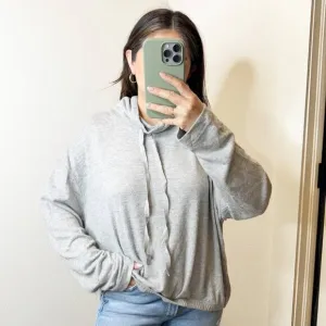NWT Johnny Was Calme Hachi Mock Neck Pullover Sweatshirt X Large Gray