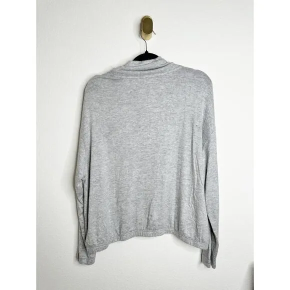 NWT Johnny Was Calme Hachi Mock Neck Pullover Sweatshirt X Large Gray