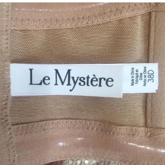 NWTs 38D Le Mystère Nude/Champagne/Tan Bra