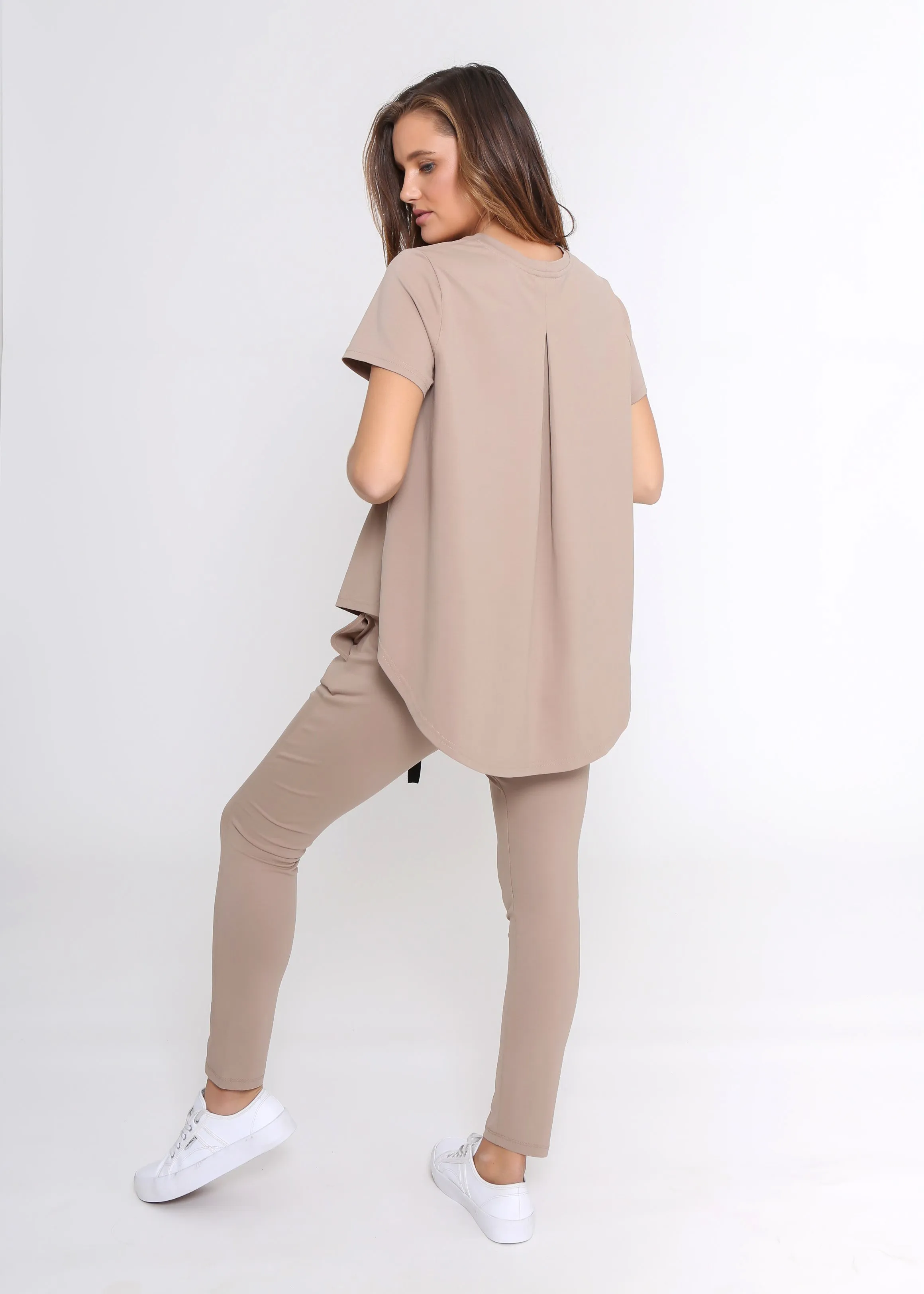 NYC Print Tee Mocha