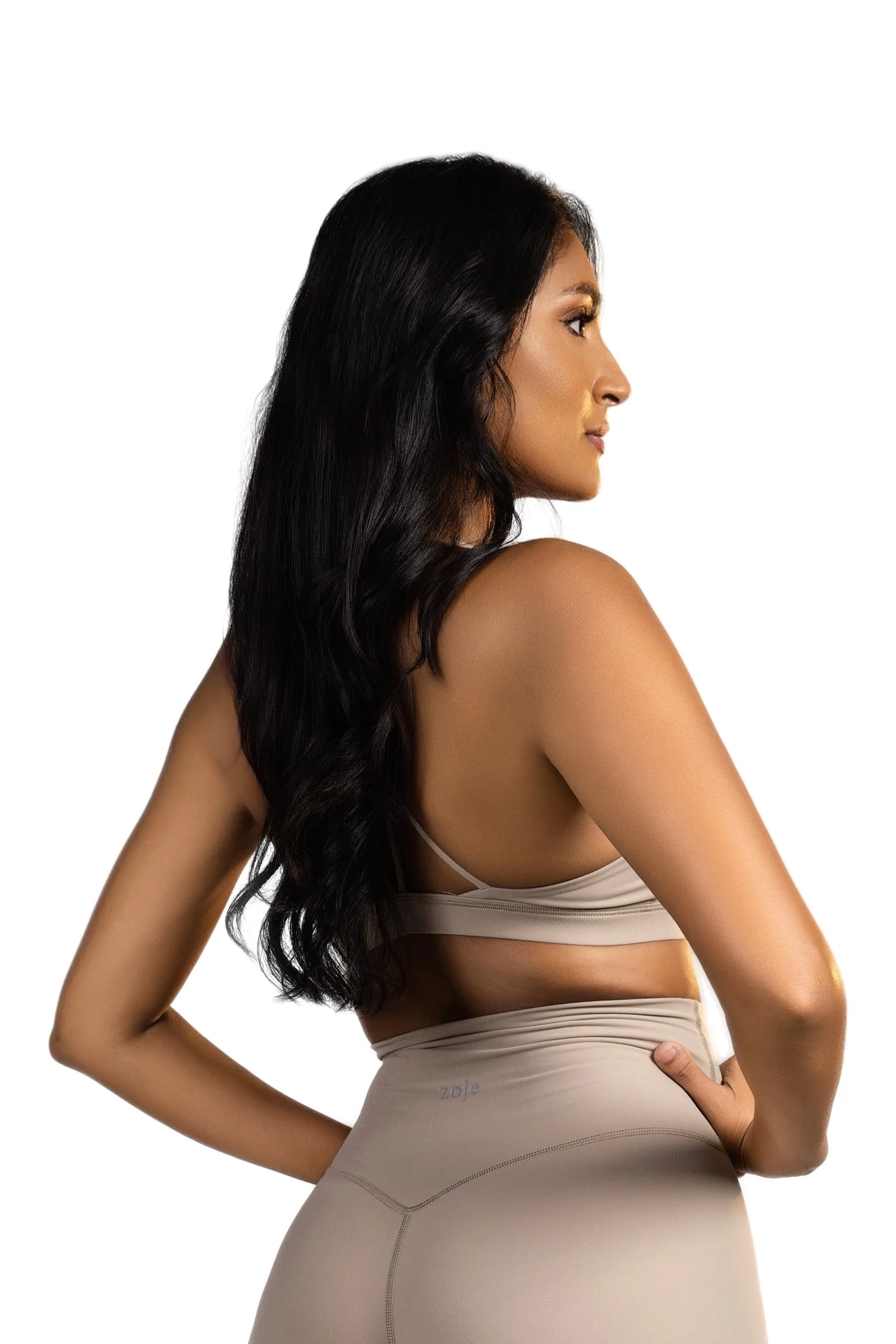 Nyra Sport Bra Beige