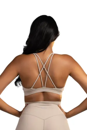 Nyra Sport Bra Beige