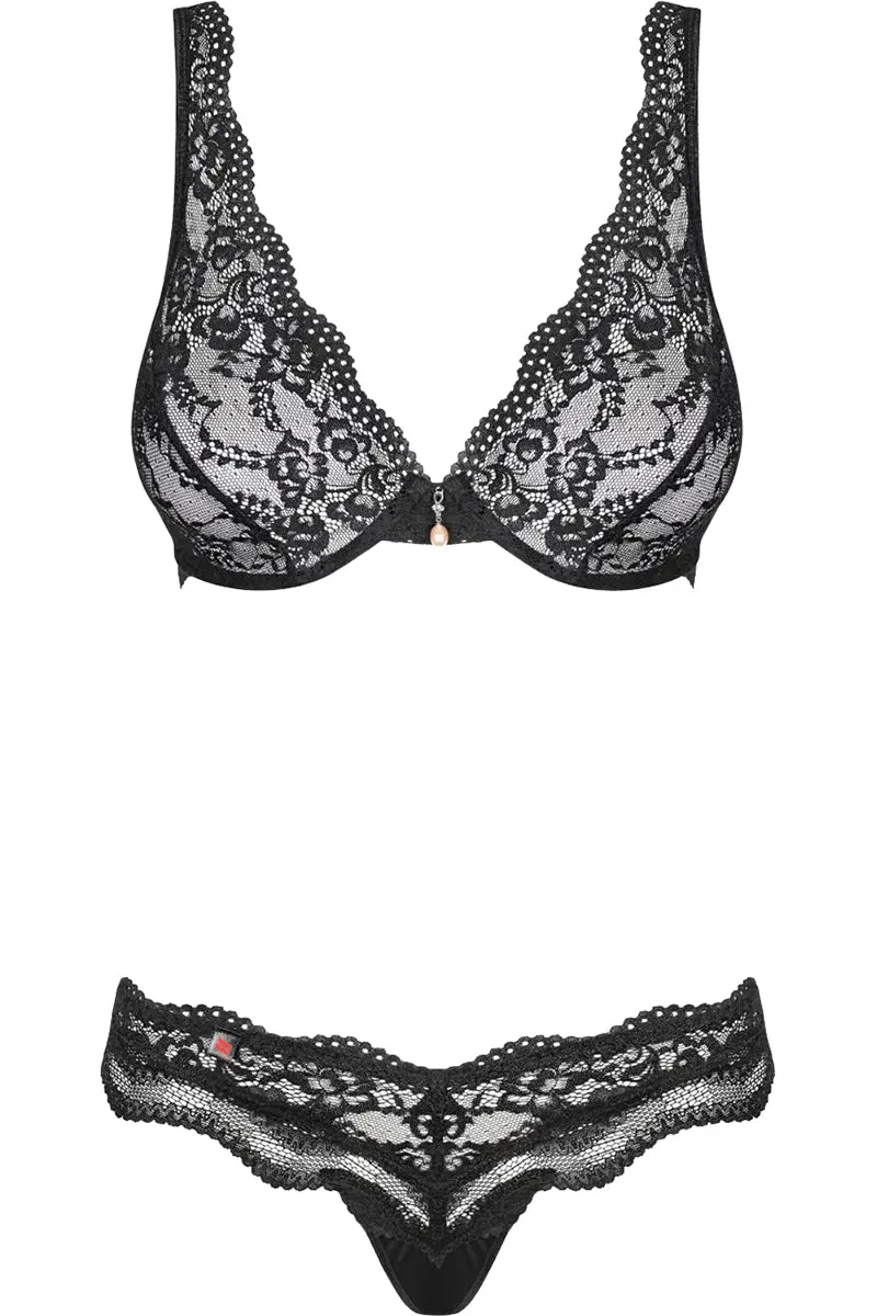 Obsessive Luvae Bra and Thong Set