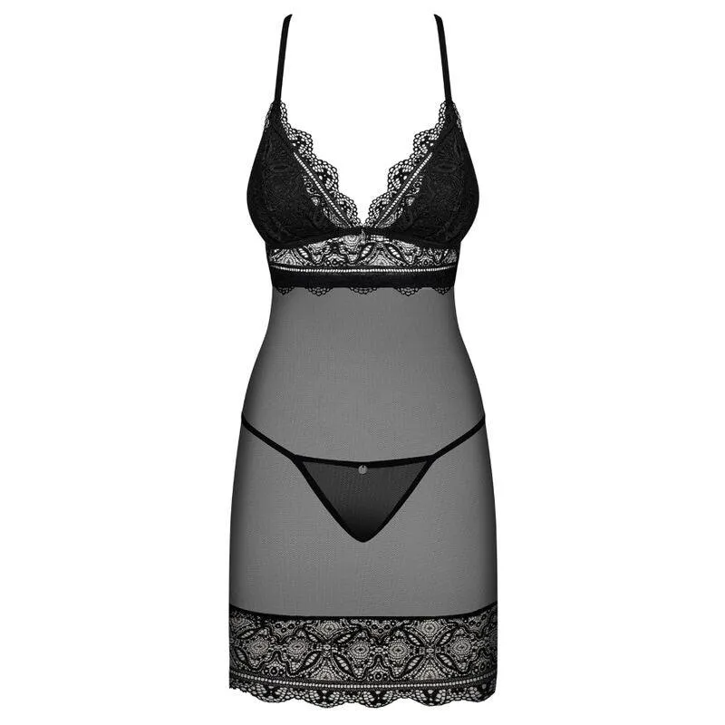 OBSESSIVE - RENELIA CHEMISE AND THONG L/XL