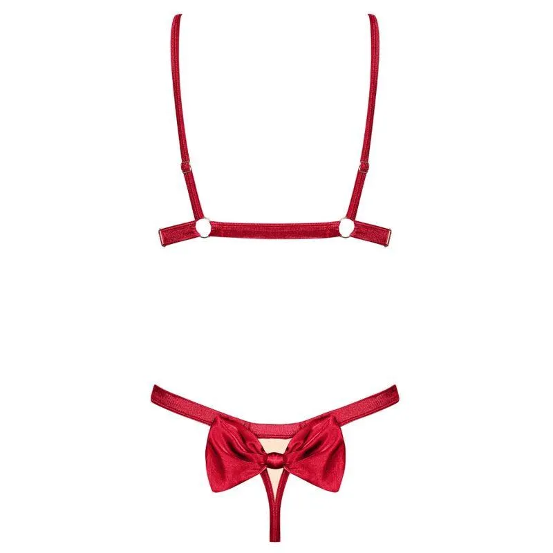 OBSESSIVE - RUBINESA TWO PIECES SET L/XL