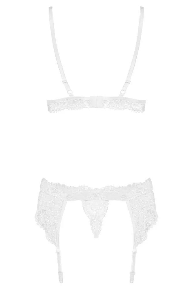Obsessive White Lingerie Set