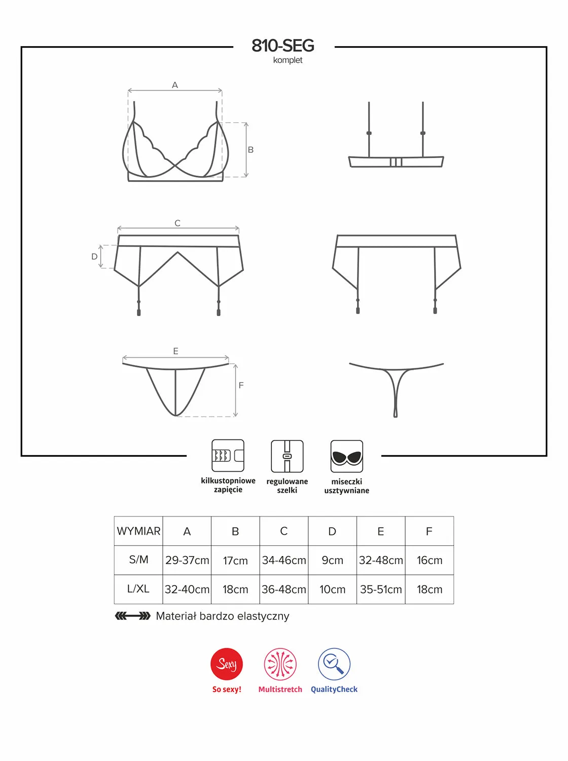 Obsessive White Lingerie Set
