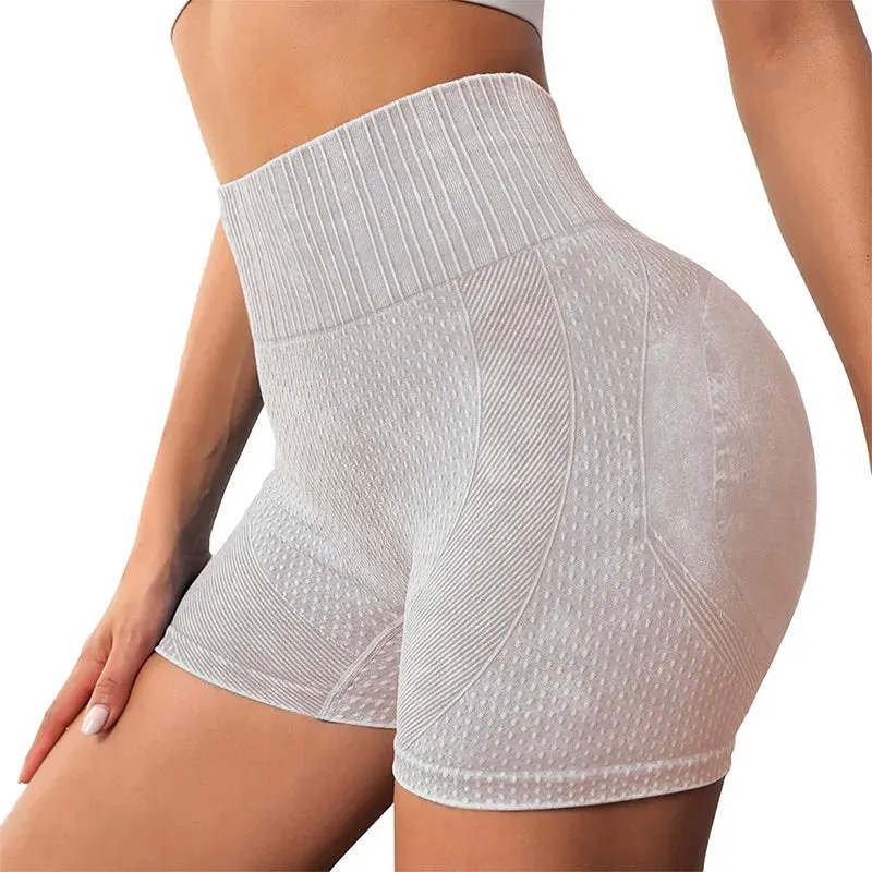 Obsidian Phoenix Women's Luxury Seamless Knitted Sports Shorts