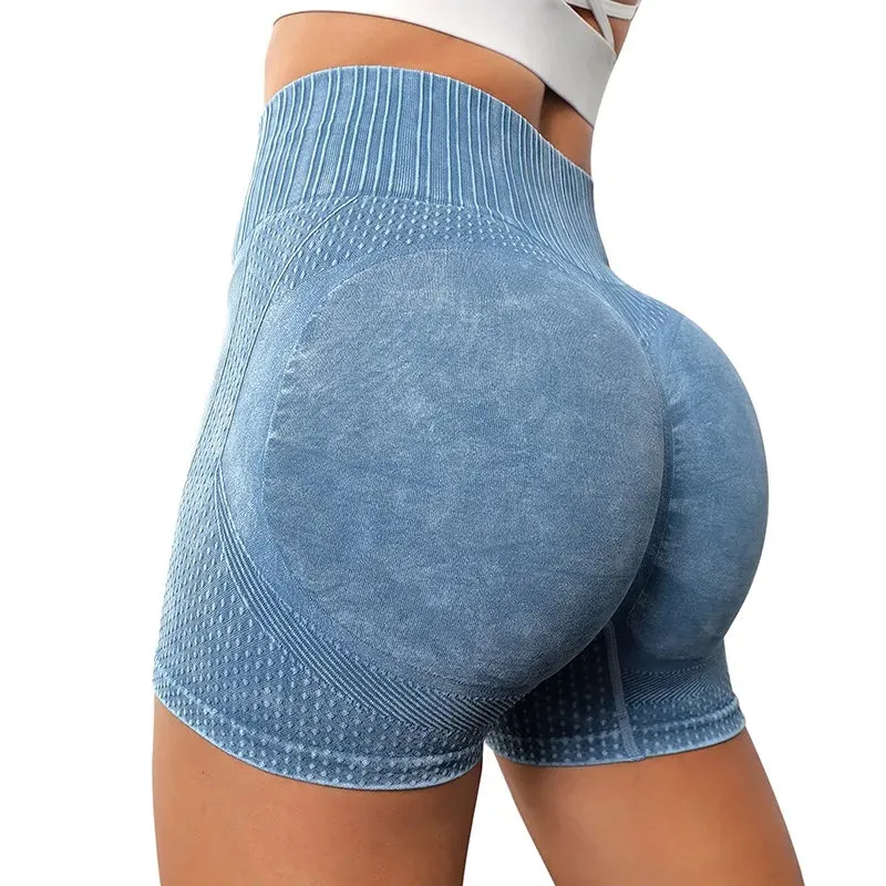 Obsidian Phoenix Women's Luxury Seamless Knitted Sports Shorts