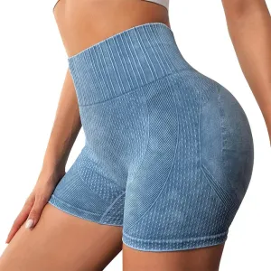Obsidian Phoenix Women's Luxury Seamless Knitted Sports Shorts