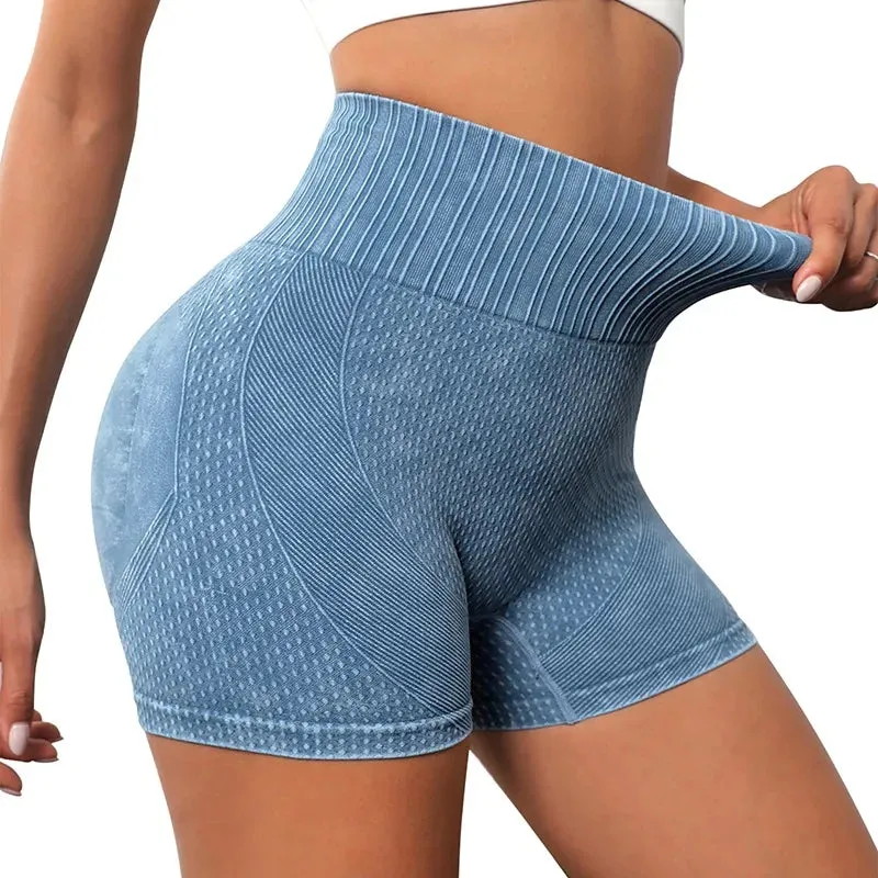 Obsidian Phoenix Women's Luxury Seamless Knitted Sports Shorts