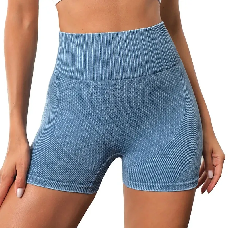 Obsidian Phoenix Women's Luxury Seamless Knitted Sports Shorts