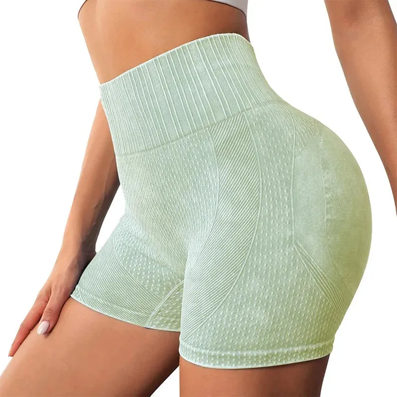 Obsidian Phoenix Women's Luxury Seamless Knitted Sports Shorts