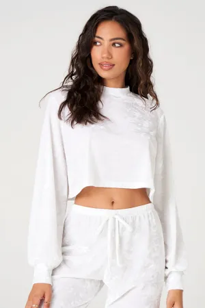 ONZIE Velvet Crop White