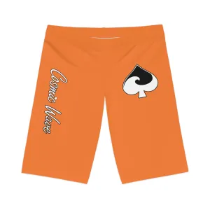 Orange Women's Bike Shorts