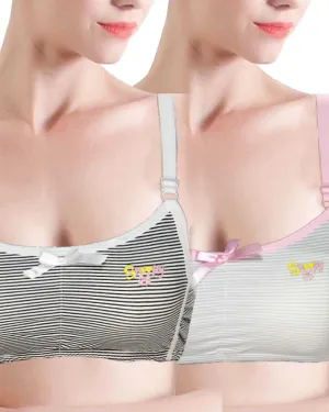 Pack of 2 -  Comforts Cotton Bra for Women