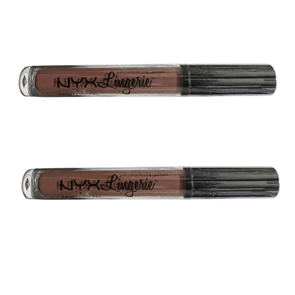 Pack of 2 NYX Lip Lingerie Liquid Lipstick, Cashmere Silk # LIPLI18