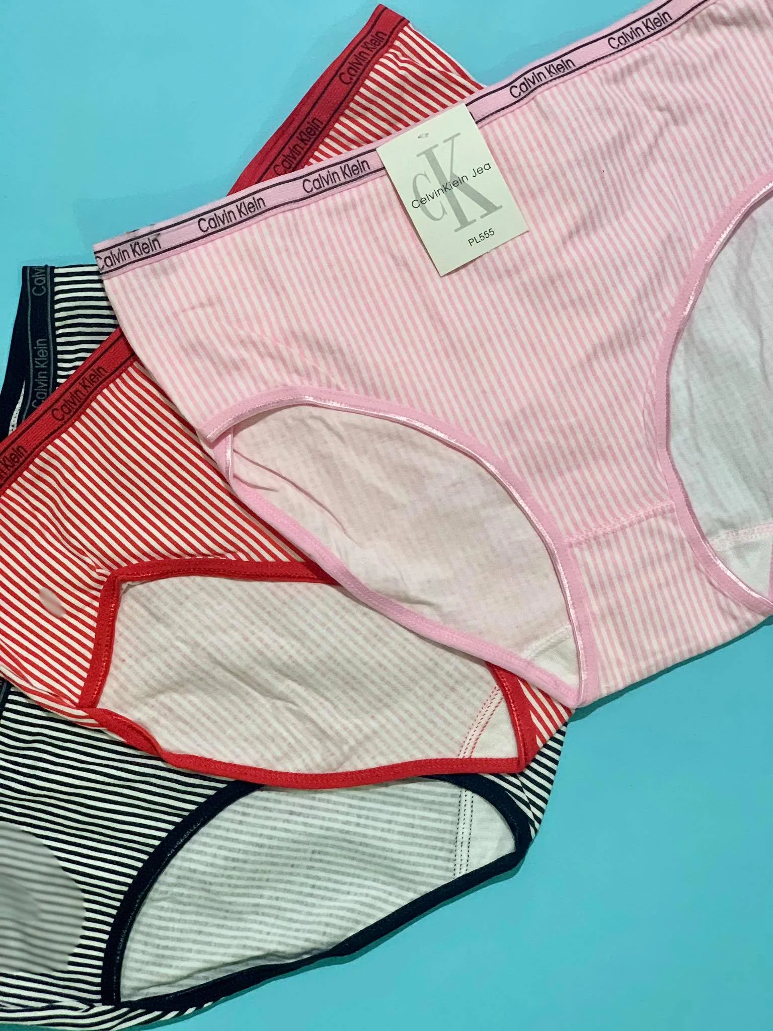 Pack of 3 - CK Plain Panty - Flourish CK Plain Panty Mix Colors - 444, 555, 666