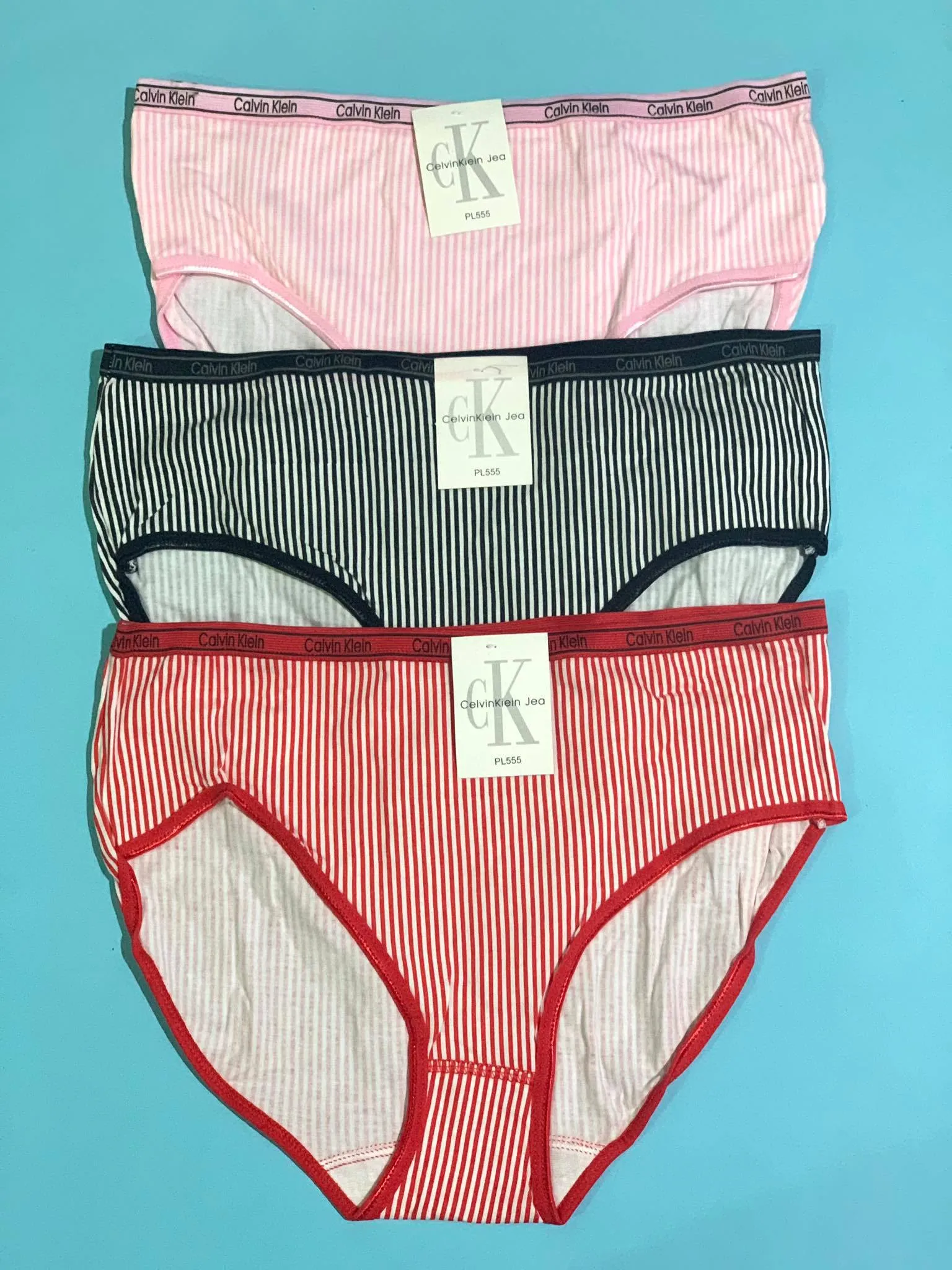 Pack of 3 - CK Plain Panty - Flourish CK Plain Panty Mix Colors - 444, 555, 666