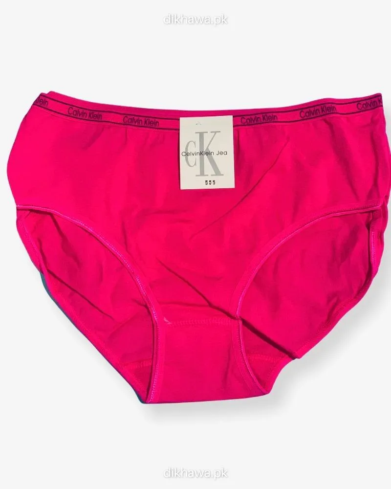 Pack of 3 - CK Plain Panty - Flourish CK Plain Panty Mix Colors - 444, 555, 666