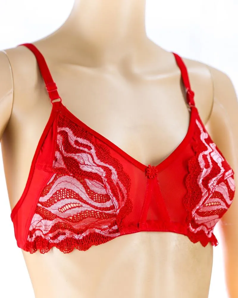 Pack of 3 Madam Bra - Limca - Non Padded Bra - Non Wired Bra