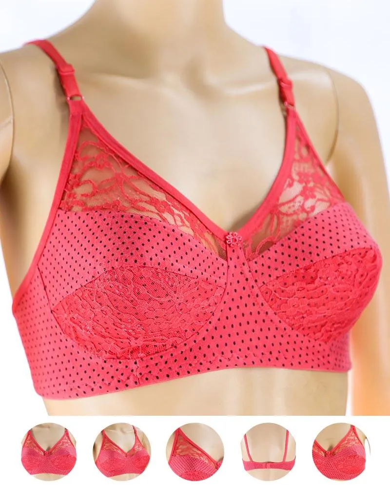 Pack of 3 Madam Bra - N2 - Non Padded Bra - Non Wired Bra