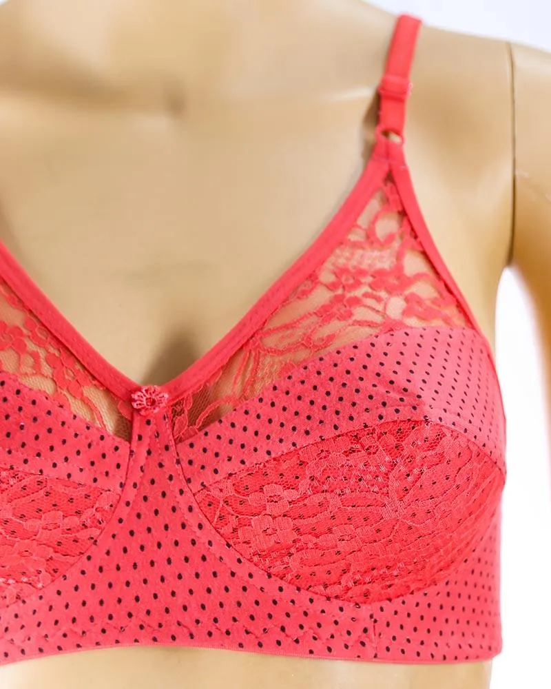 Pack of 3 Madam Bra - N2 - Non Padded Bra - Non Wired Bra