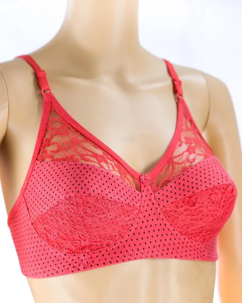 Pack of 3 Madam Bra - N2 - Non Padded Bra - Non Wired Bra