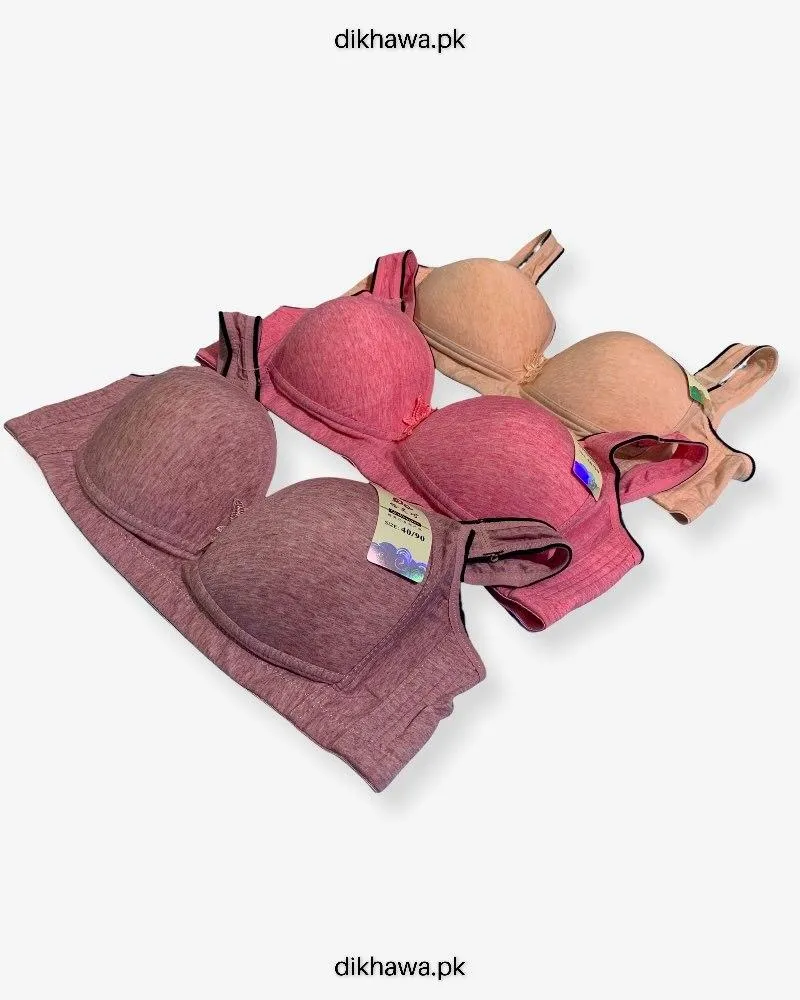 Pack Off 3 Light Comfort Wire-Free Bra 108 - Single Padded 2021
