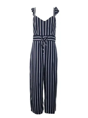 PARKER Women's Multistripe Sleeveless Jumpsuit Size 12 NWT