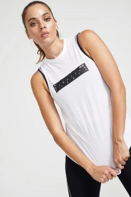P.E NATION Retriever Tank White