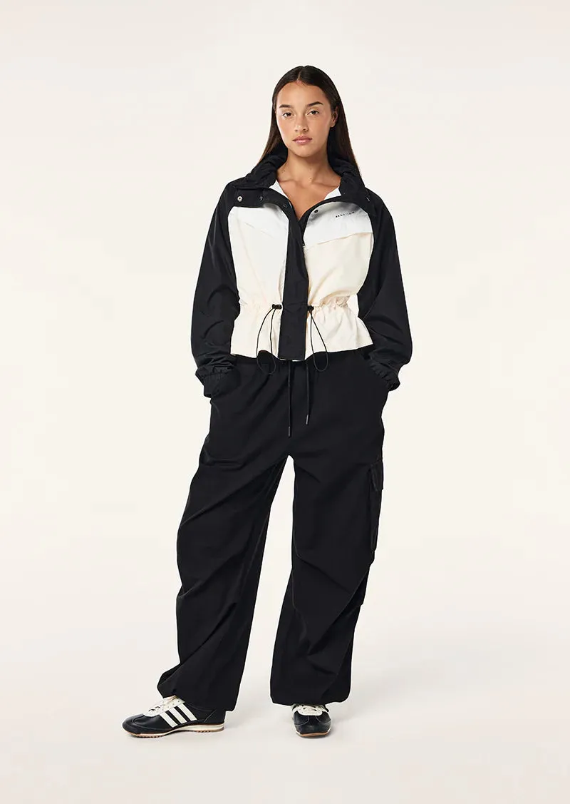 P.E NATION - Shelter Jacket - Black / Whisper White