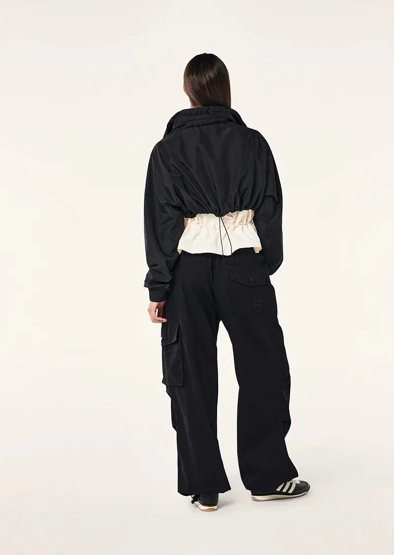 P.E NATION - Shelter Jacket - Black / Whisper White