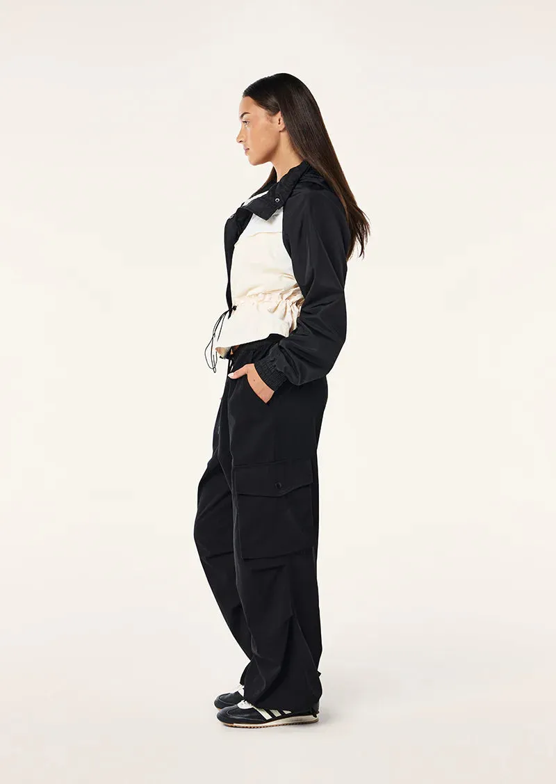P.E NATION - Shelter Jacket - Black / Whisper White