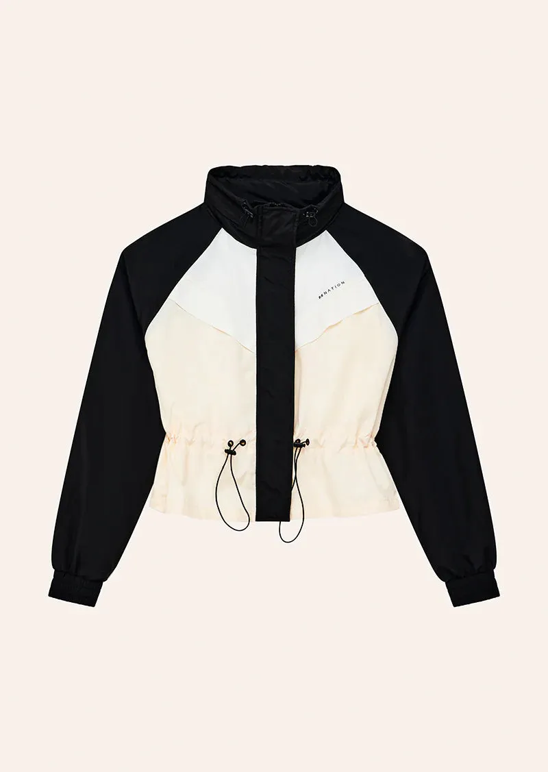 P.E NATION - Shelter Jacket - Black / Whisper White