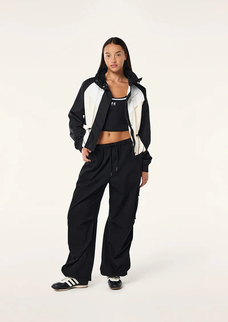 P.E NATION - Shelter Jacket - Black / Whisper White