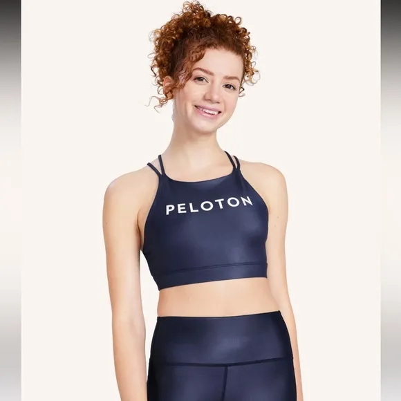 Peloton High Neck Strappy Bra