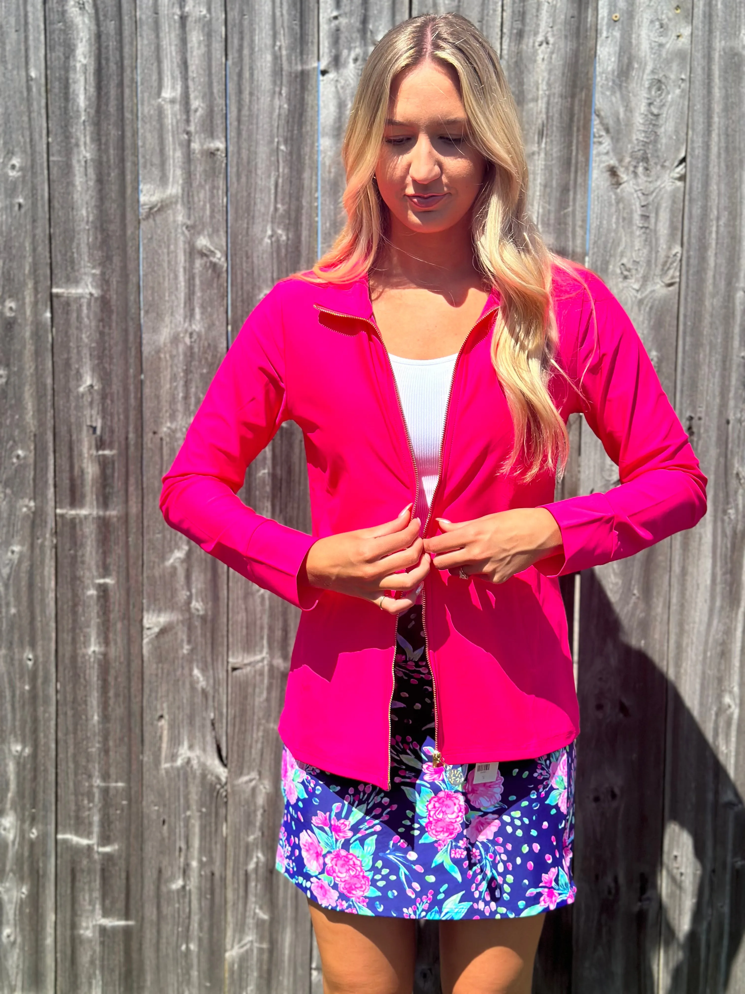 Pen High Neck Full- Zip Jacket