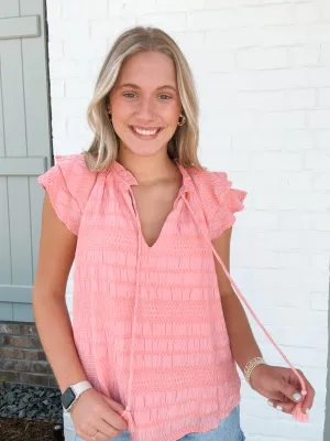 Pink Cosmos Top