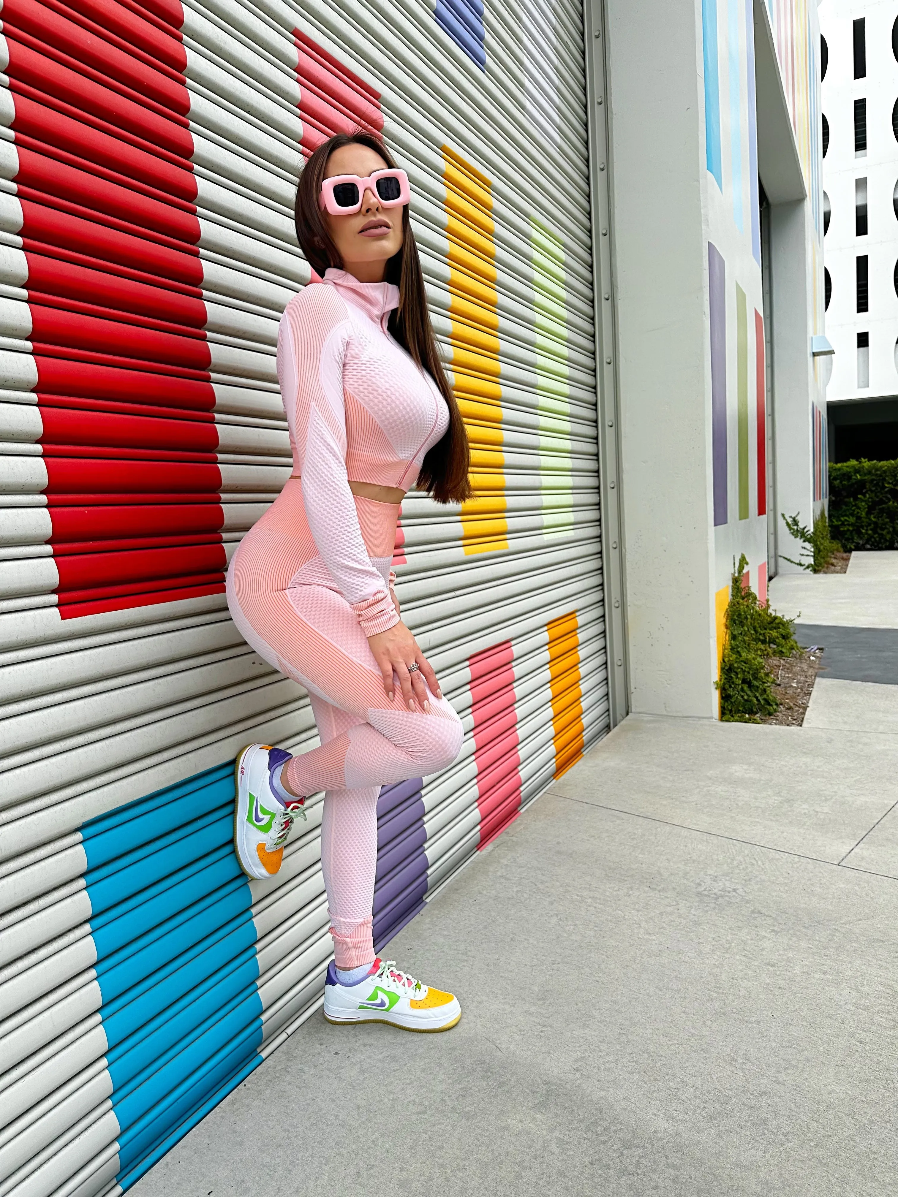 Pink Orange Seamless Set