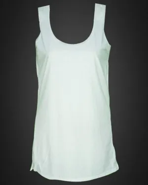 Plain Cotton Camisole With Lace For Women - Color White - LA-1